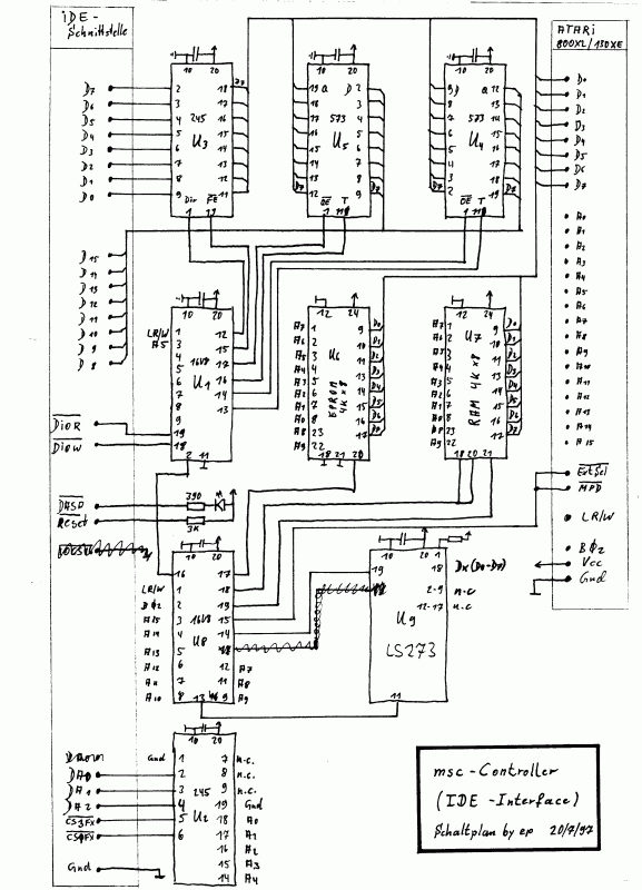 msc IDE schematics (unverified)