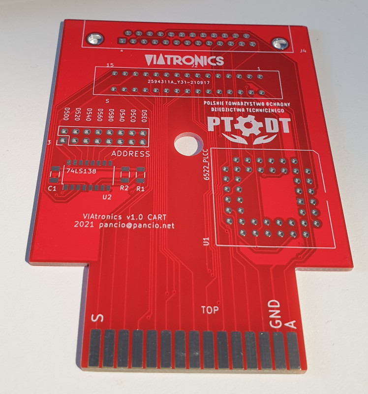 VIAtari CART version PCB