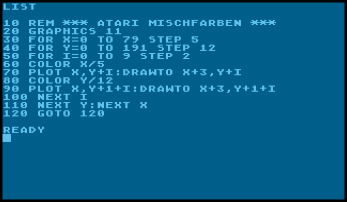 Mischfarben Programm