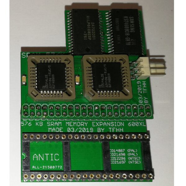 576 Kbyte SRAM Speichererweiterung – speziell für den Atari 600XL V2