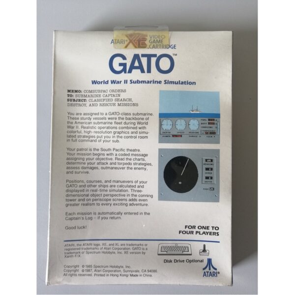 Gato, XE Rom Modul, Komplett – Bild 2
