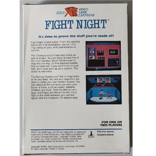 Fight Night, XE Rom Modul, Komplett – Bild 2