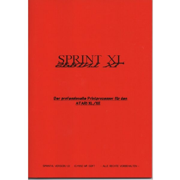 Sprint XL Handbuch