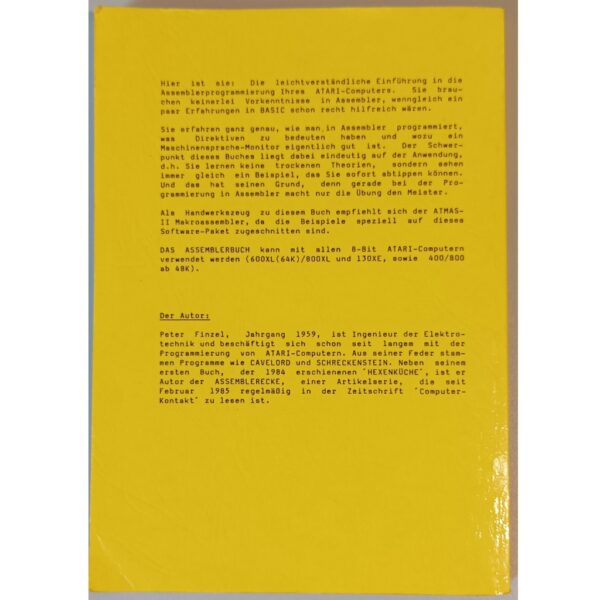 Das Assemblerbuch – Bild 2