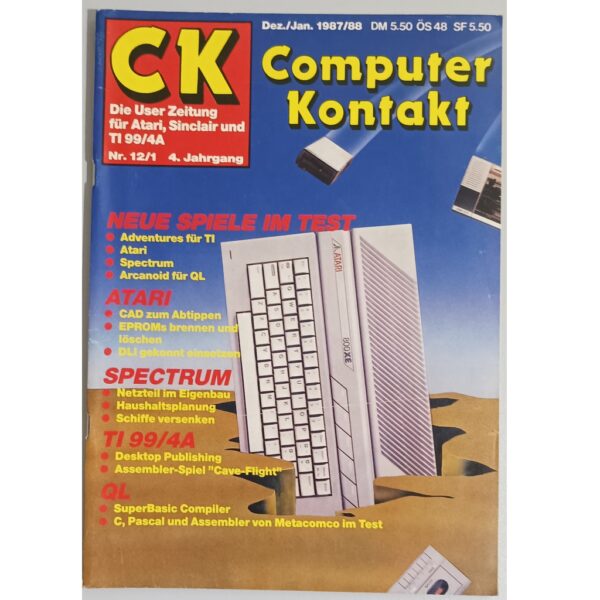 Computer Kontakt Nr. 12/1 Dezember/Januar 1987/88