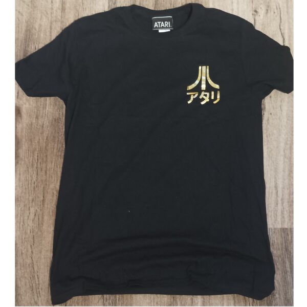 T-Shirt mit Fuji Gold Logo Japanisch, Größe L