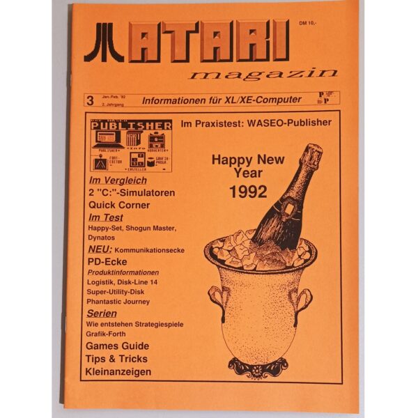 Atari Magazin 1992 - 3 Januar/Februar