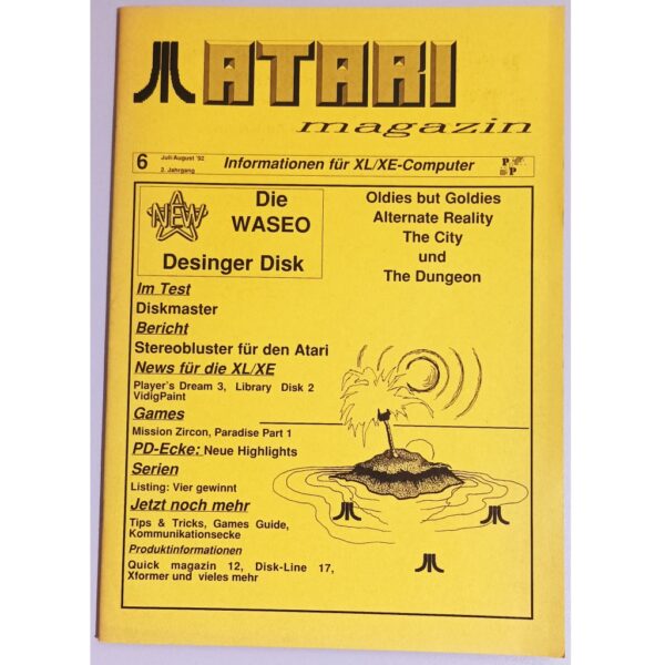 Atari Magazin 1992 - 6 Juli/August