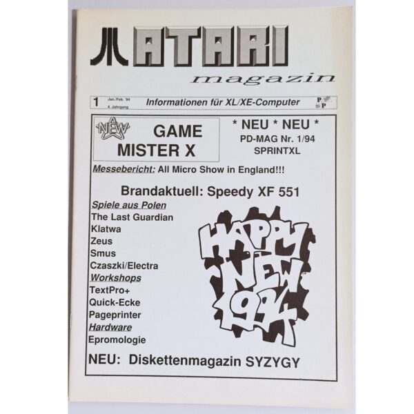 Atari Magazin 1994 - 1 Januar/Februar