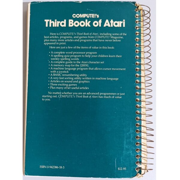 Compute!’s Third book of ATARI – Bild 2