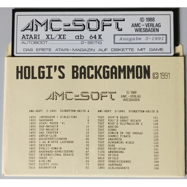 AMC-Soft 1991 Ausgabe 3