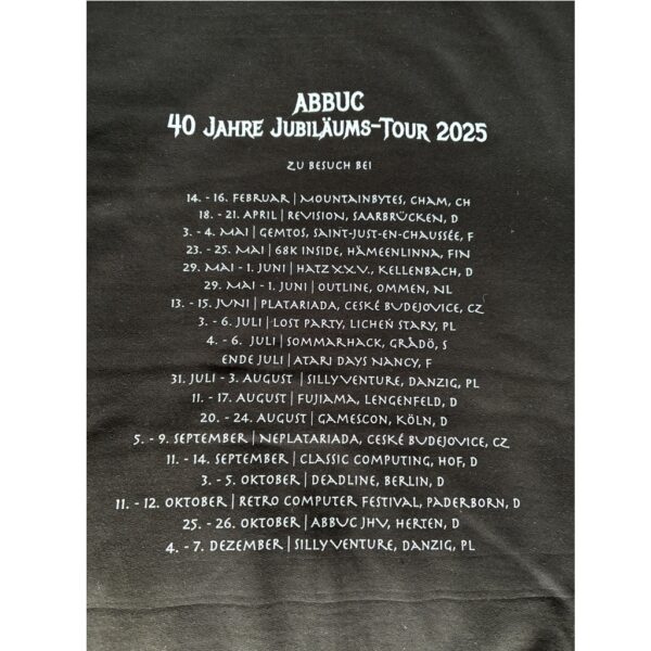 ABBUC Hoodie "Tour-Kutte" 2025 Größe 2XL – Bild 2