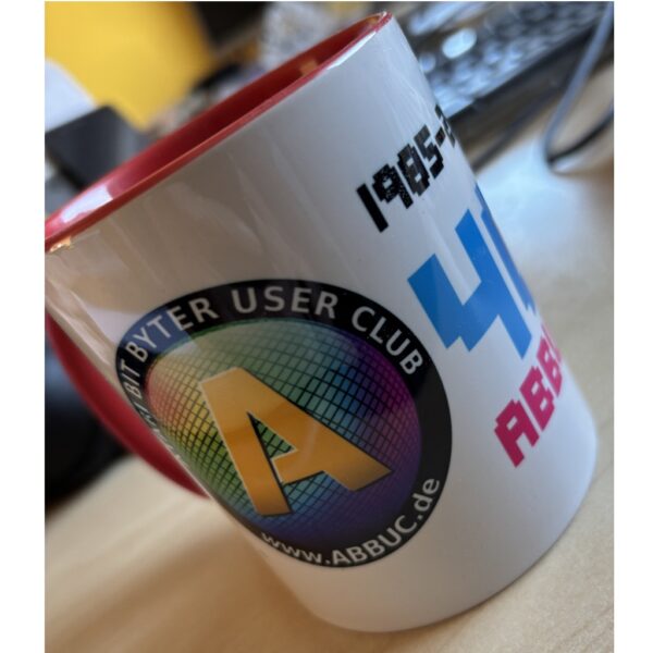 ABBUC 40 Jahre Tasse