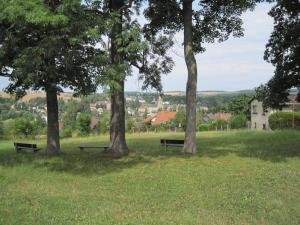 Blick vom Schützenhaus auf Lengenfeld